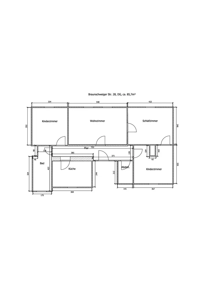 4 Zimmer Wohnung mit 72 m² in Halberstadt – Bild 2