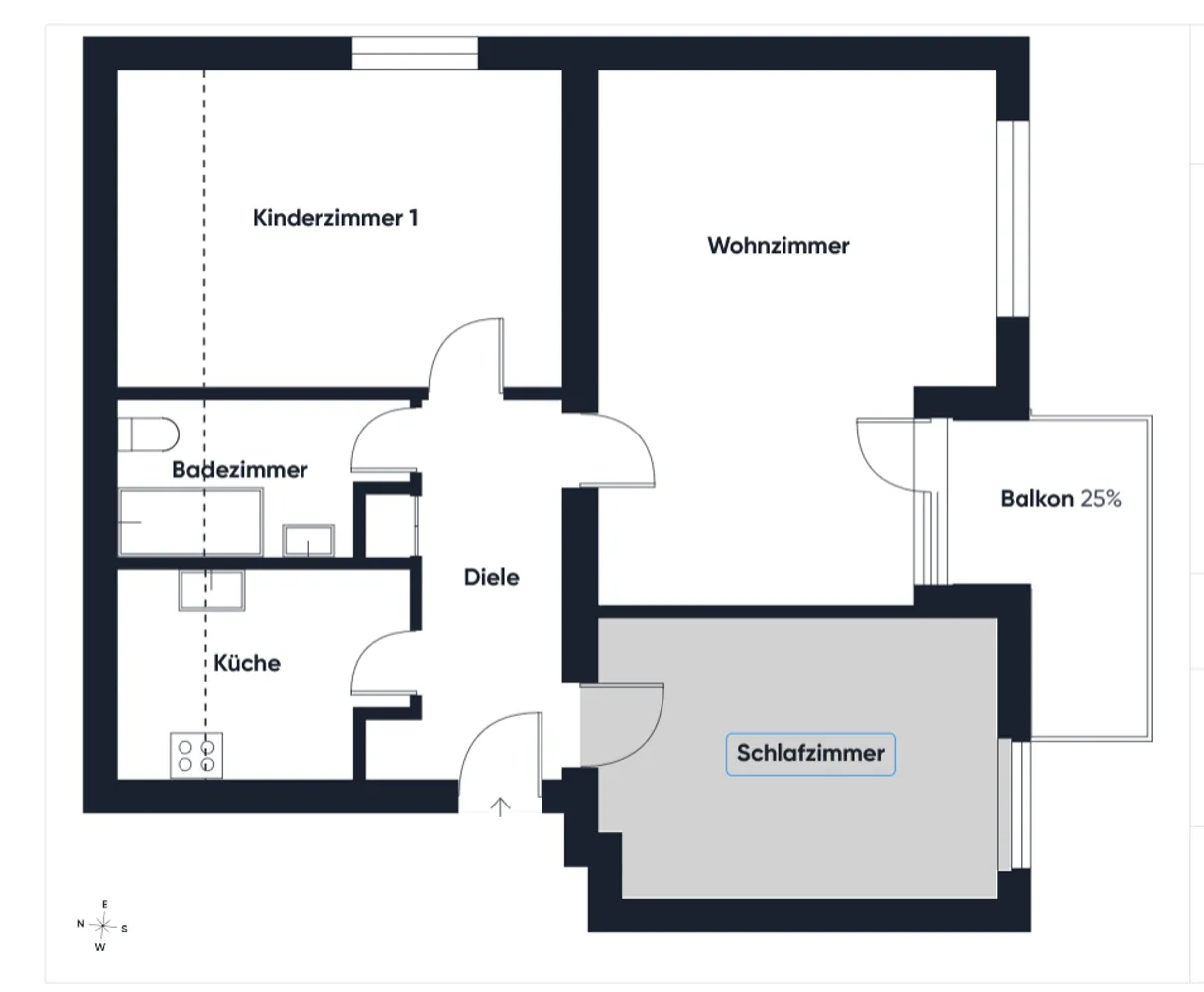 3 Zimmer Wohnung mit 76 m² in Braunschweig – Bild 3
