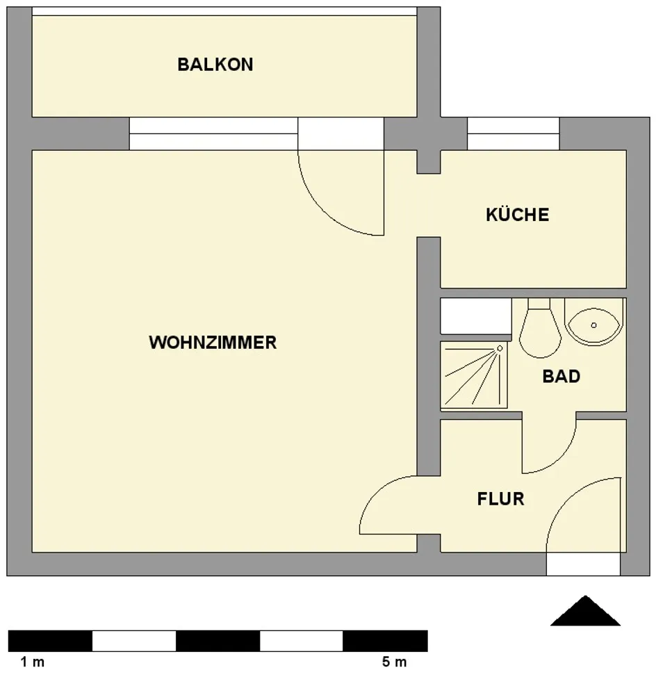 1 Zimmer Wohnung mit 32 m² in Chemnitz – Bild 4