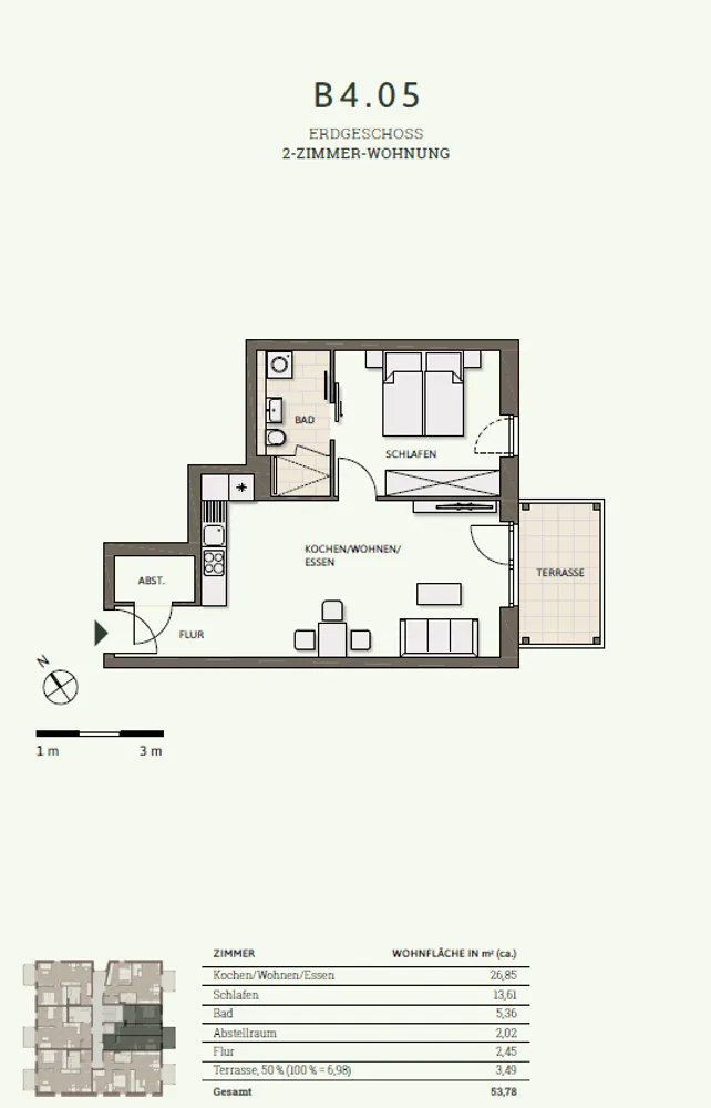 2 Zimmer Wohnung mit 54 m² in Bad Kreuznach – Bild 6
