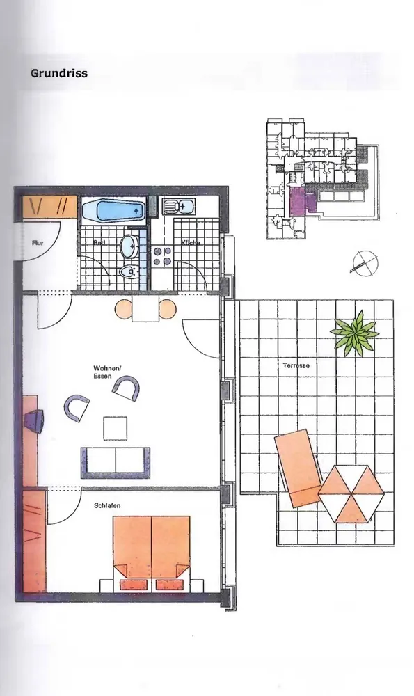 2 Zimmer Wohnung mit 64 m² in Tübingen – Bild 2