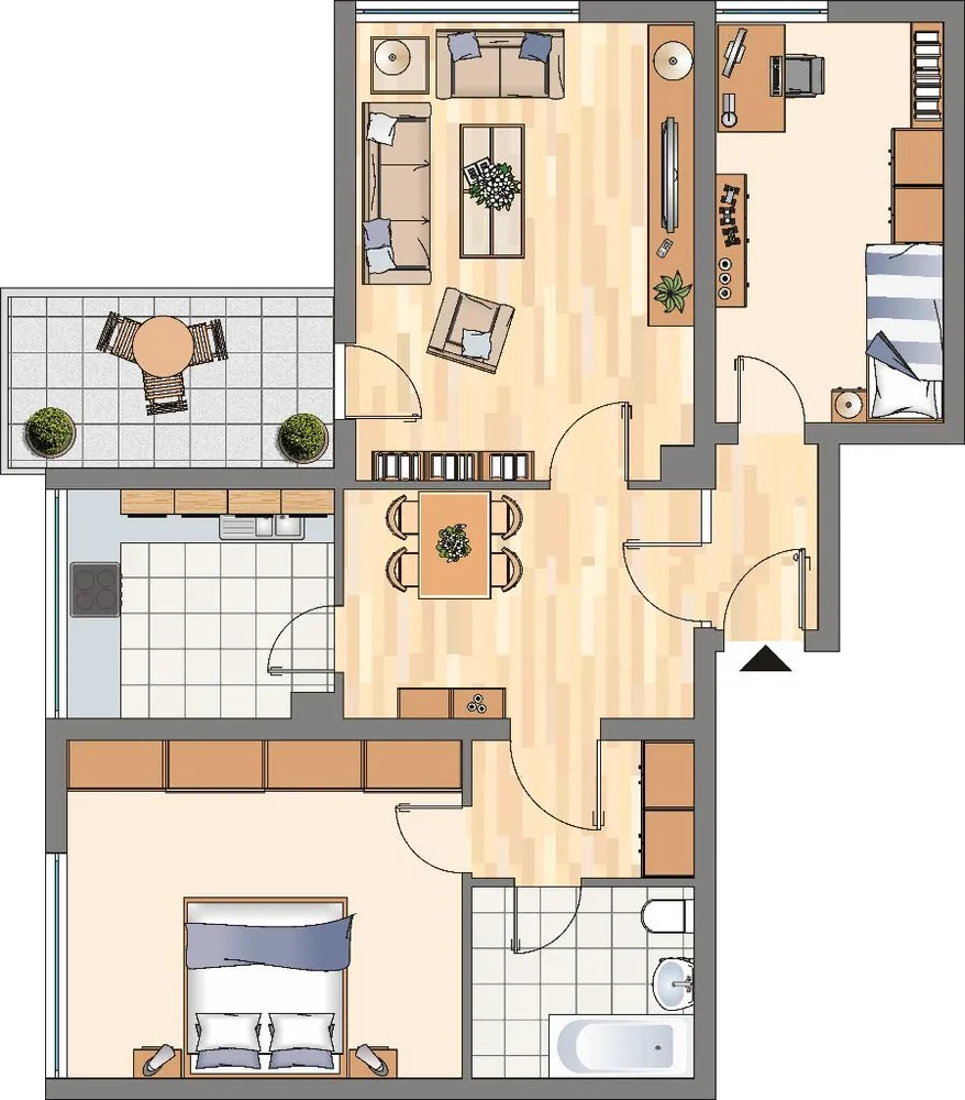 3 Zimmer Wohnung mit 75 m² in Dortmund – Bild 8