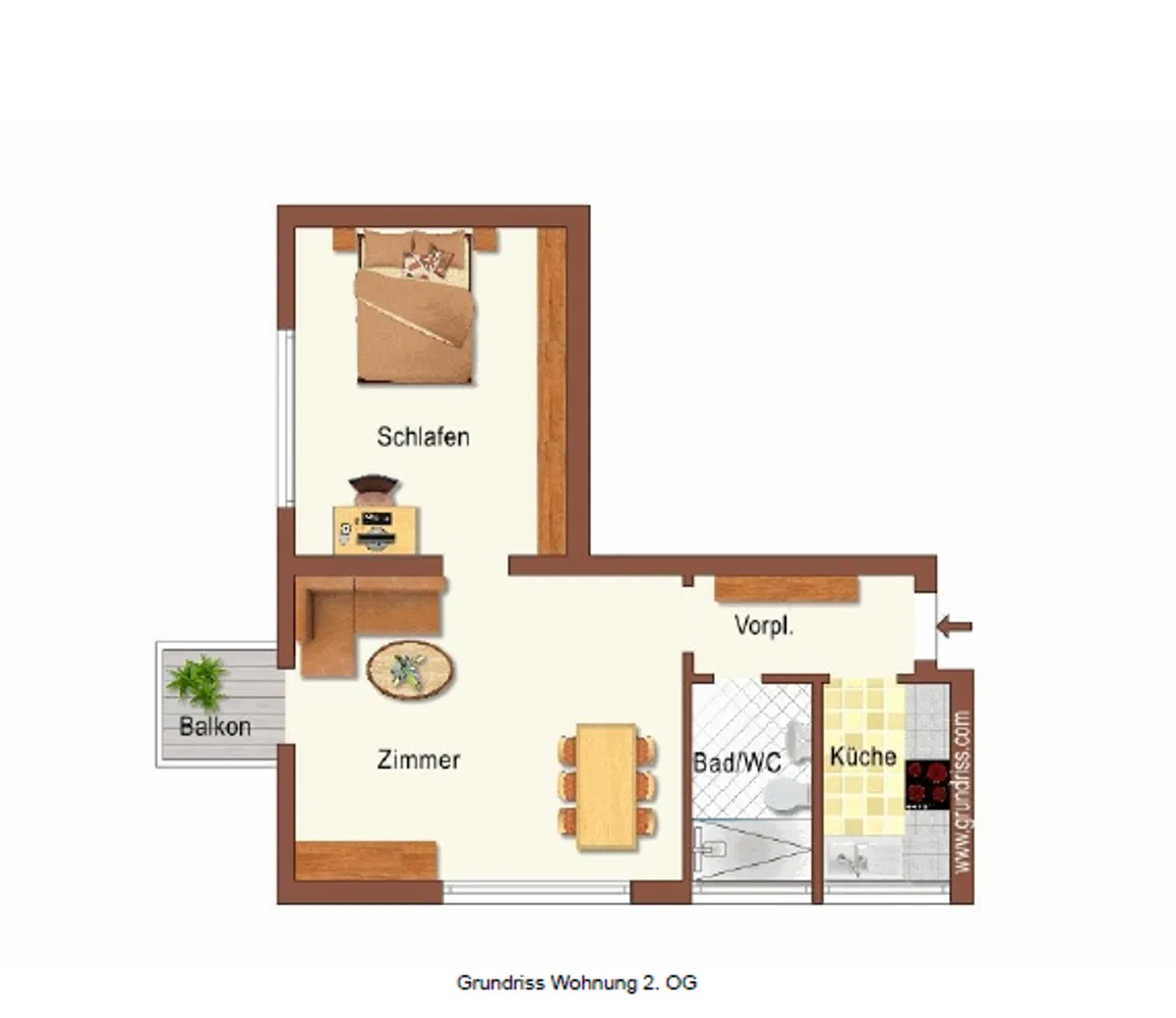 2 Zimmer Wohnung mit 49 m² in Stuttgart – Bild 12