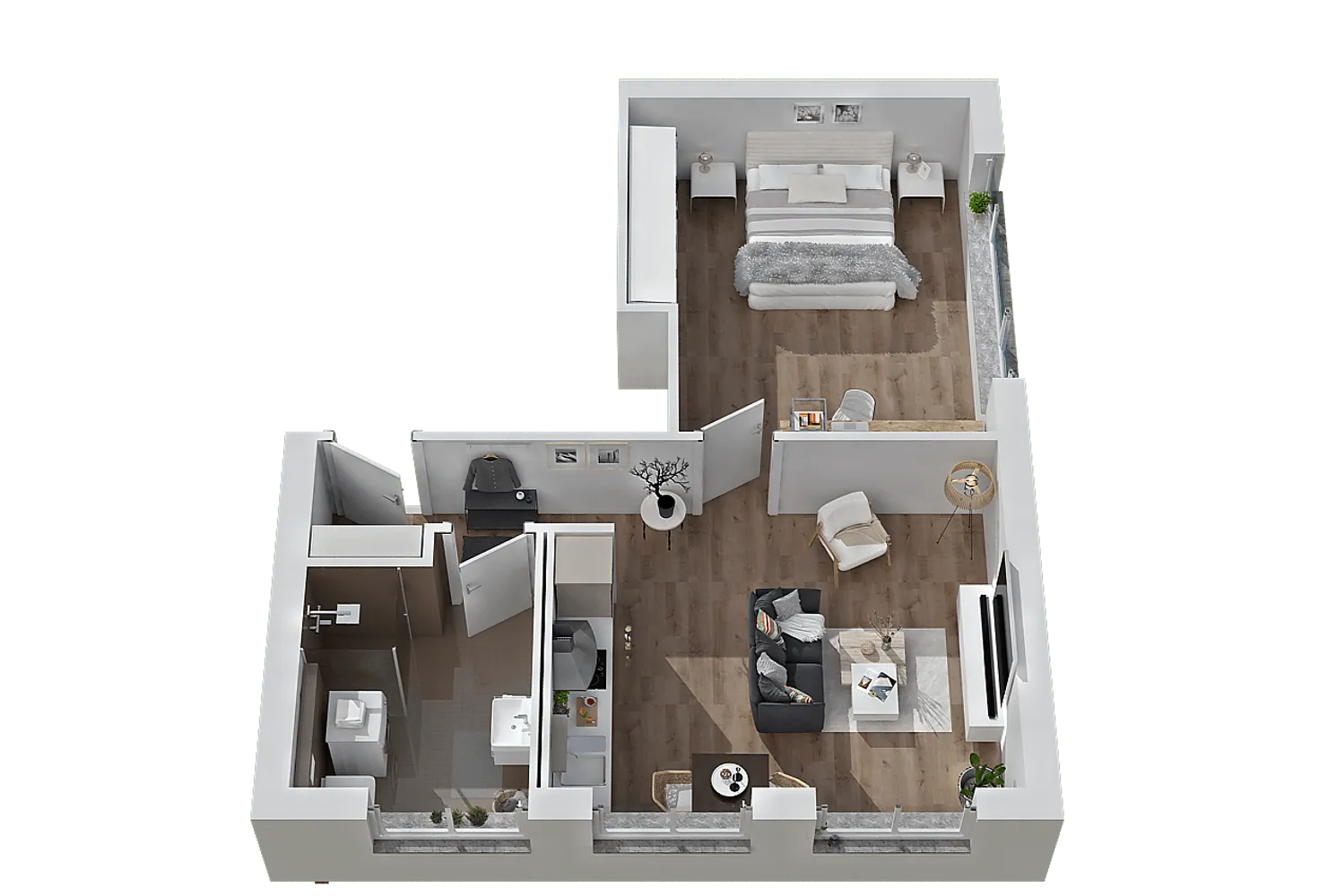 2 room apartment with 53 m² in Cologne – Photo 8