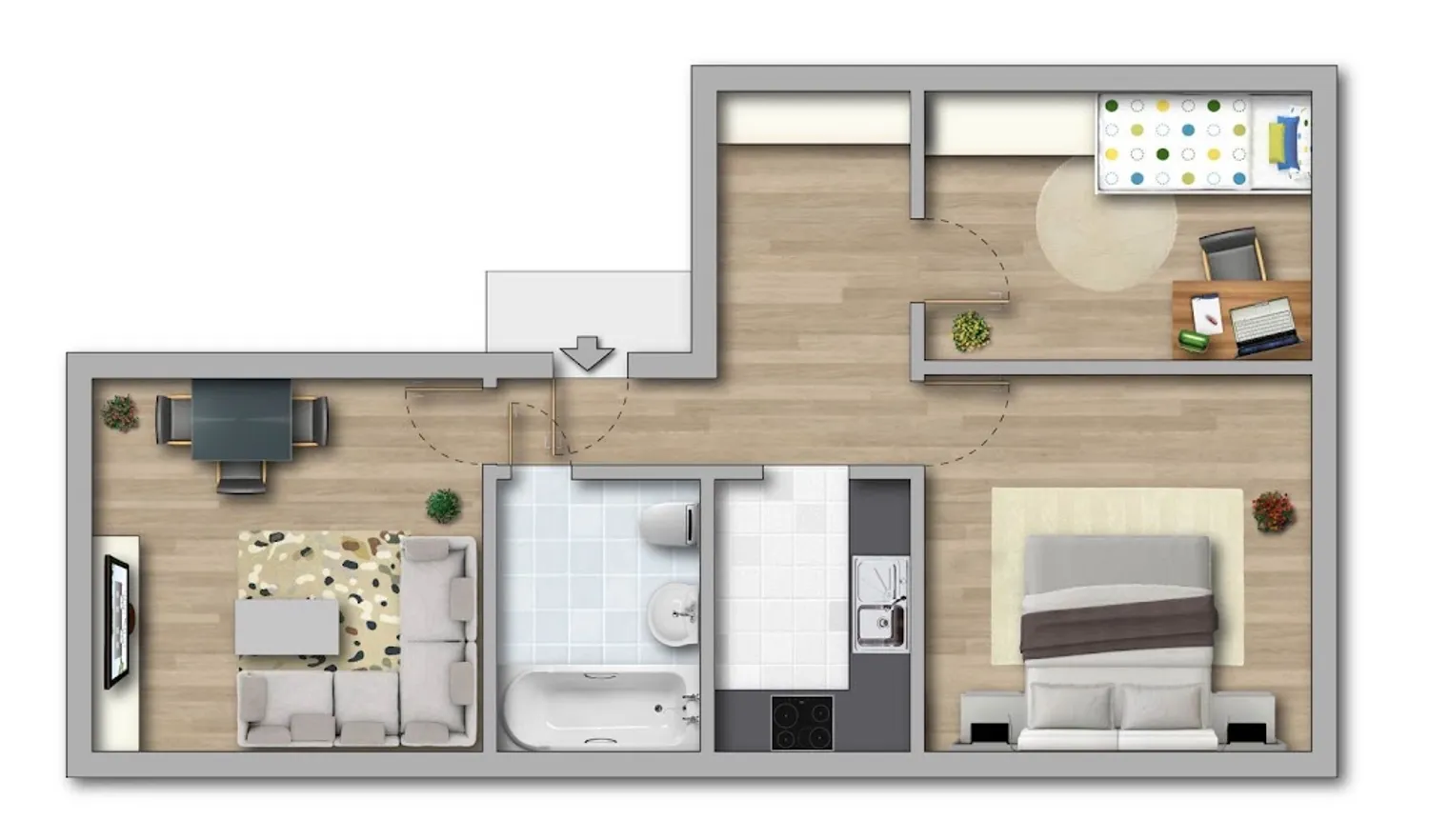 3 room apartment with 57 m² in Magdeburg – Photo 8