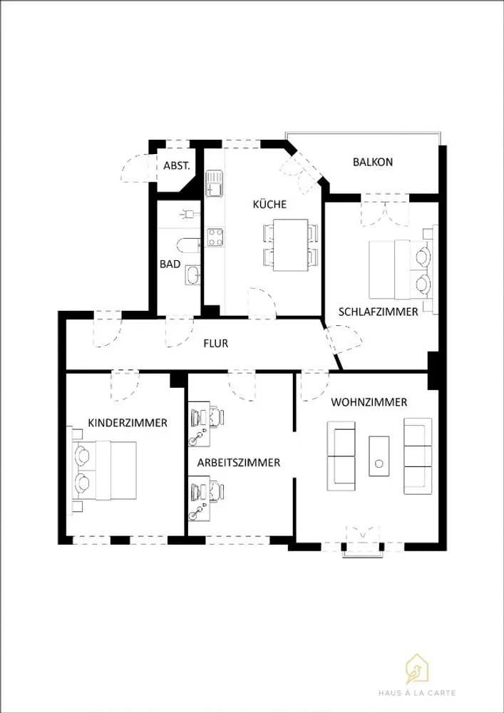 4 Zimmer Wohnung mit 99 m² in Wuppertal – Bild 1