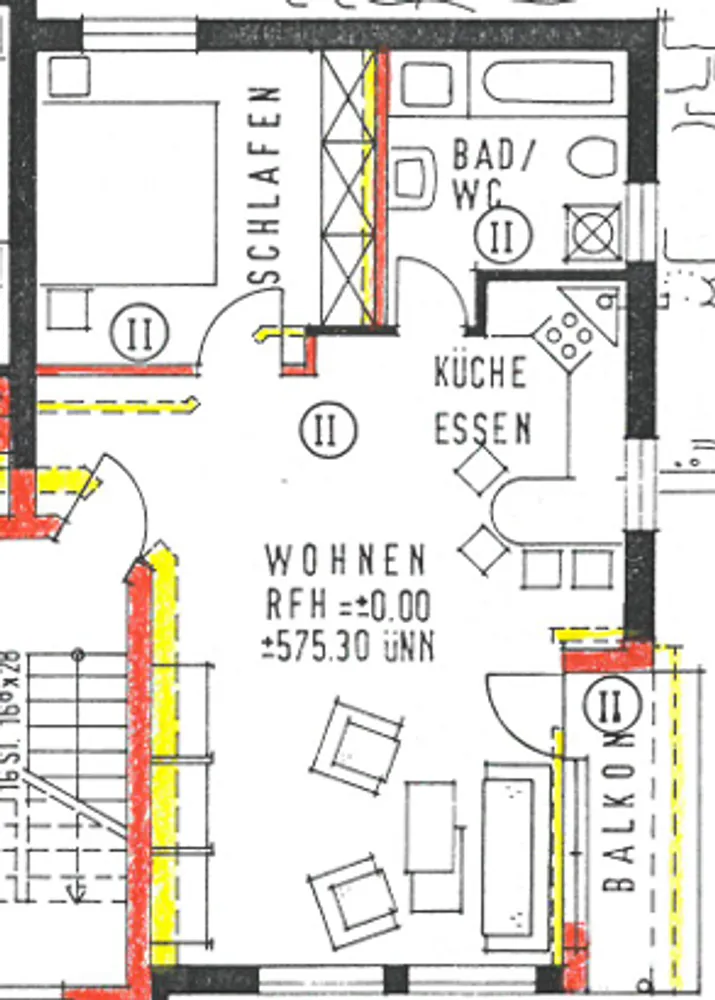 2 Zimmer Wohnung mit 56 m² in Göppingen – Bild 2