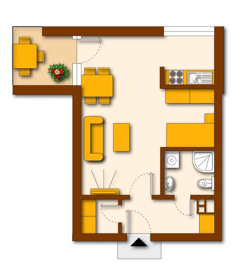 2 Zimmer Wohnung mit 29 m² in Deggendorf – Bild 3