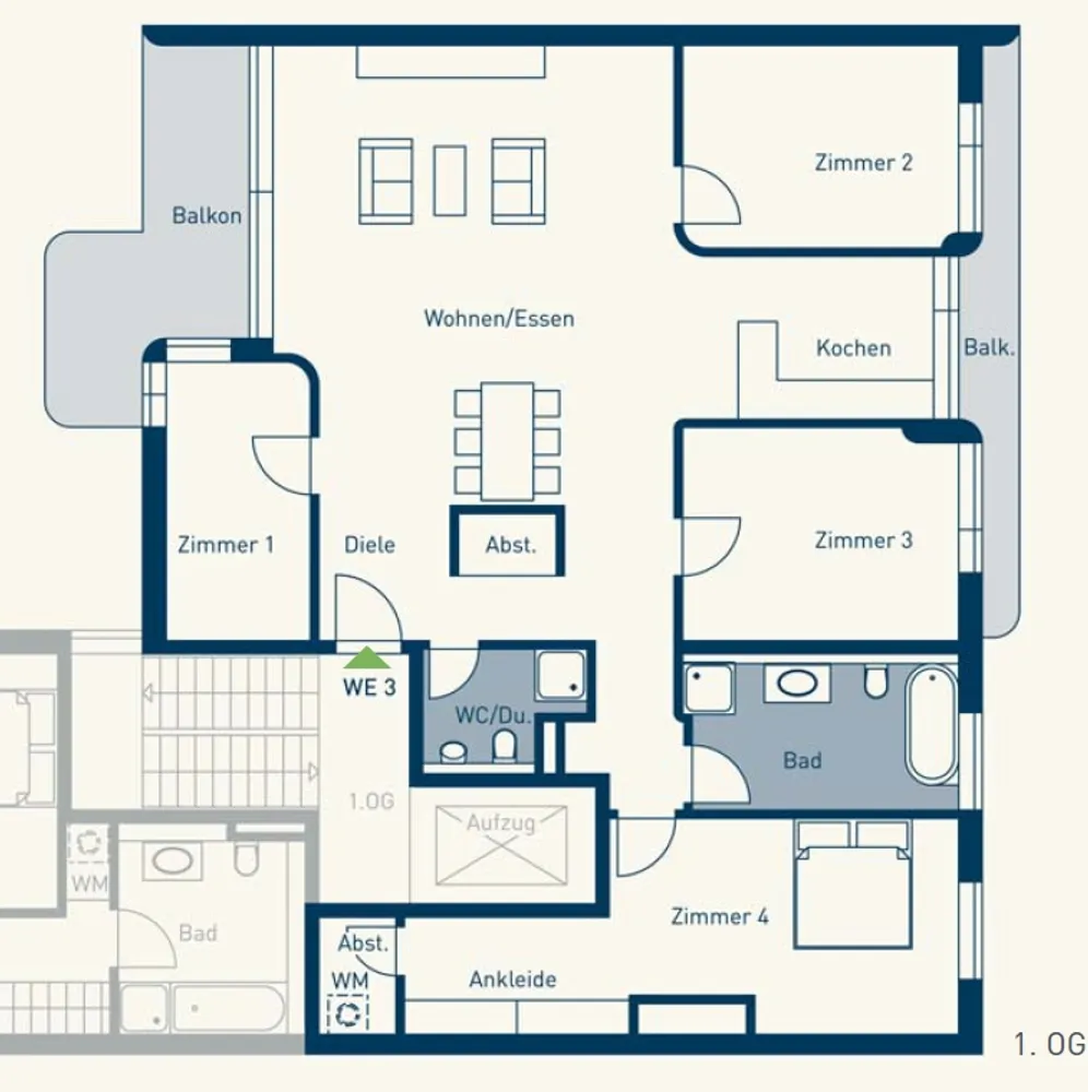 5 Zimmer Wohnung mit 149 m² in Berlin – Bild 2