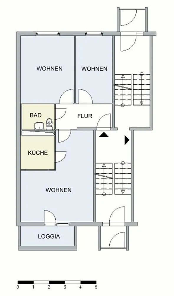 3 Zimmer Wohnung mit 61 m² in Neubrandenburg – Bild 5