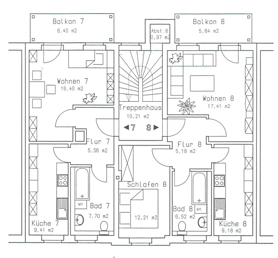 2 Zimmer Wohnung mit 62 m² in Weißenfels – Bild 7