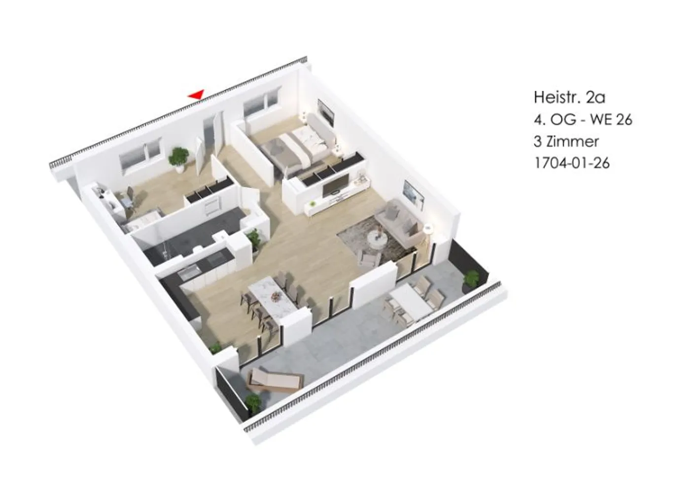 3 room apartment with 98 m² in Gelsenkirchen – Photo 2