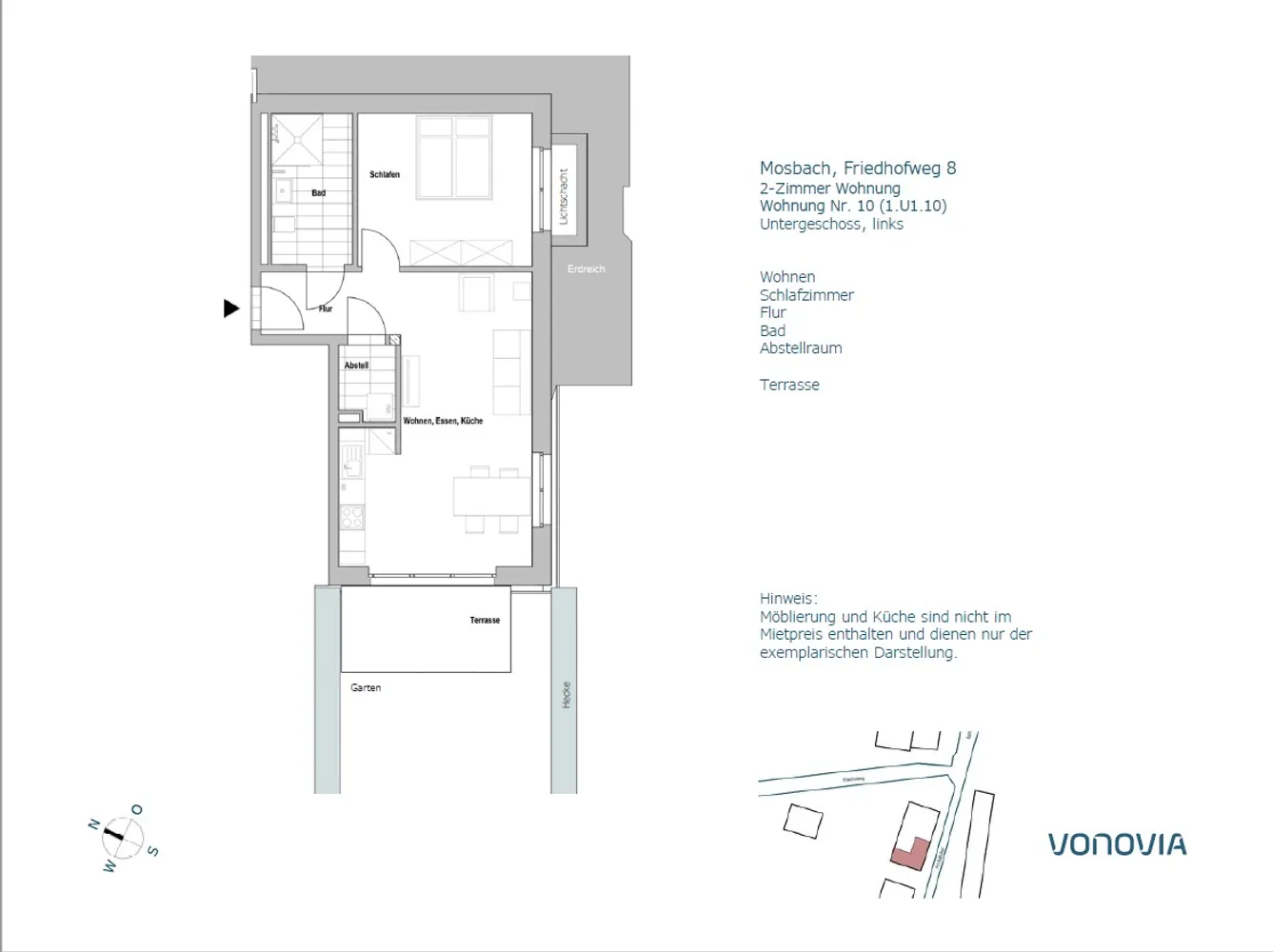 2 Zimmer Wohnung mit 62 m² in Mosbach – Bild 6