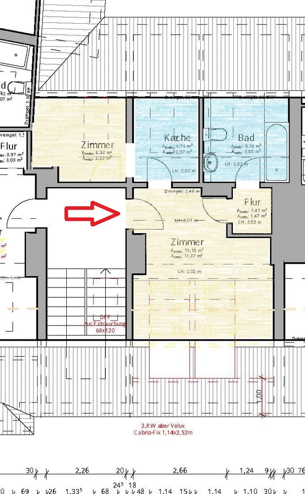 2 Zimmer Wohnung mit 23 m² in Hildesheim – Bild 6