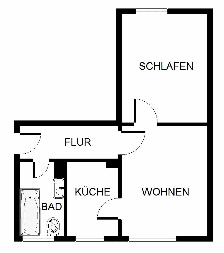 2 Zimmer Wohnung mit 46 m² in Dortmund – Bild 7