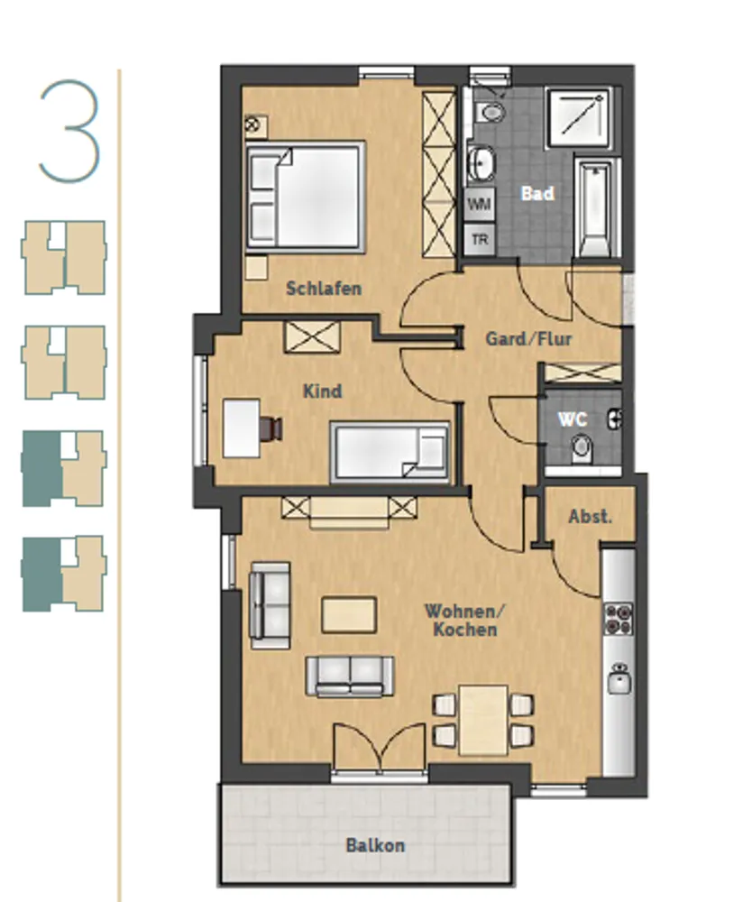 3 Zimmer Wohnung mit 90 m² in Nürnberg – Bild 7
