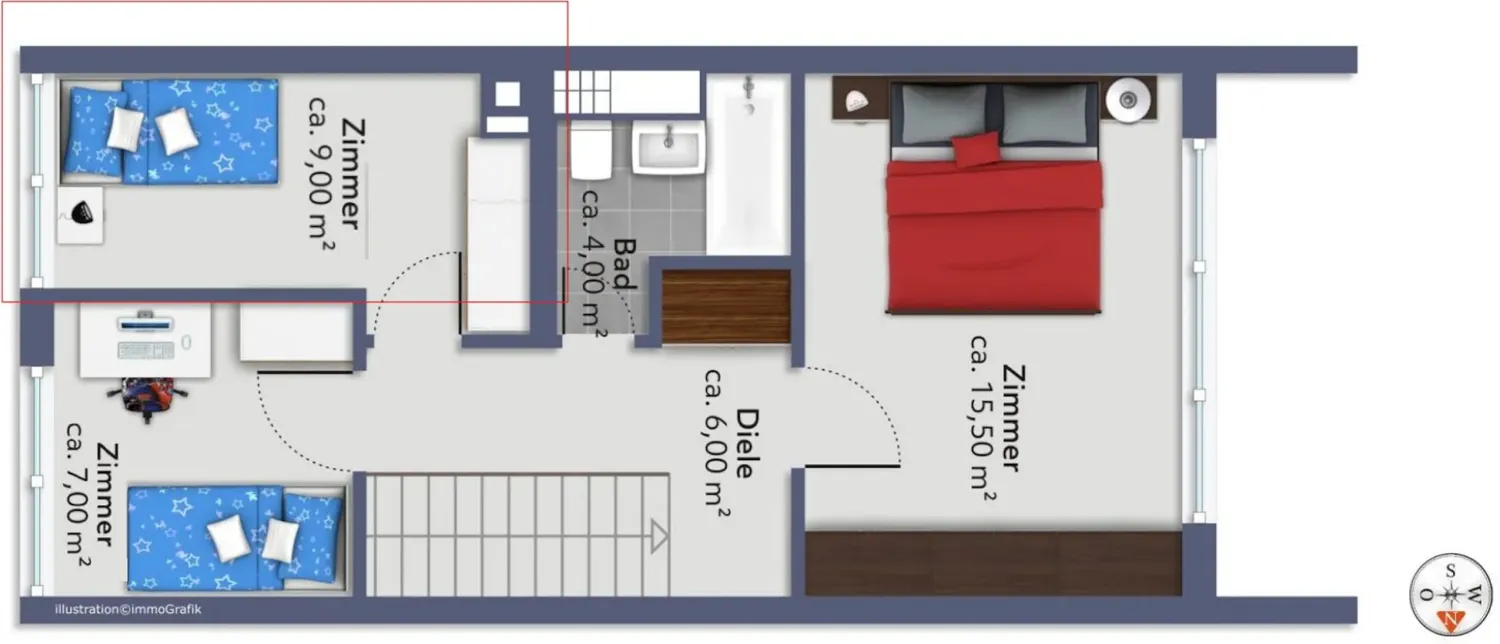 WG-Zimmer mit 9 m² in München – Bild 6