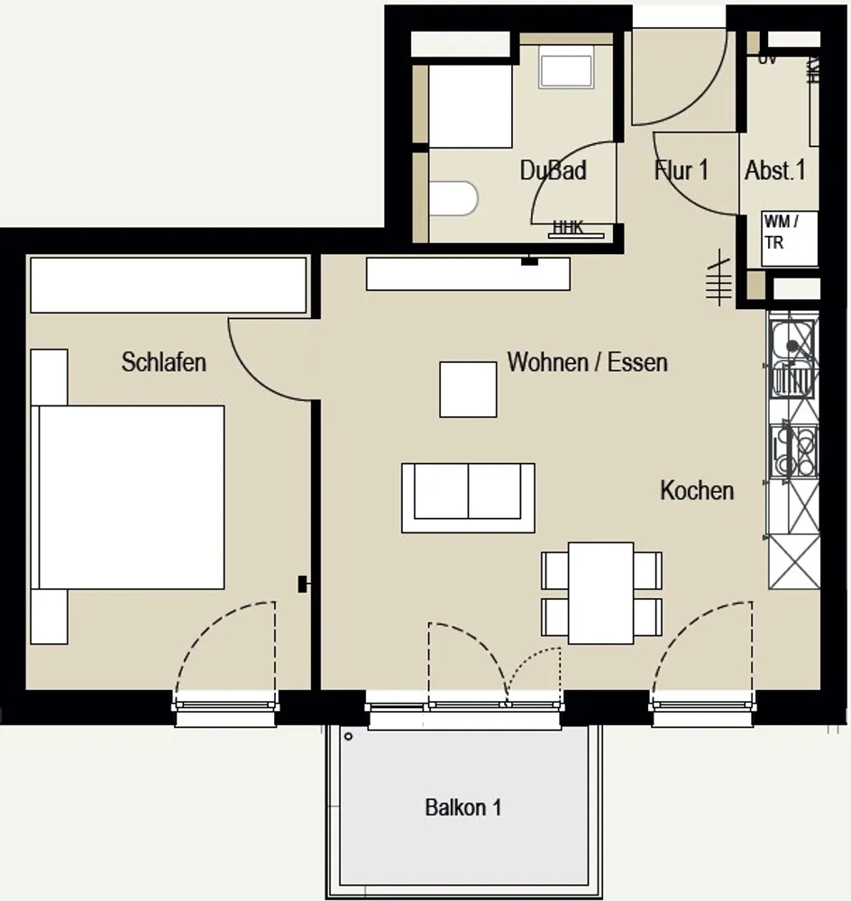2 Zimmer Wohnung mit 53 m² in Frankfurt am Main – Bild 7
