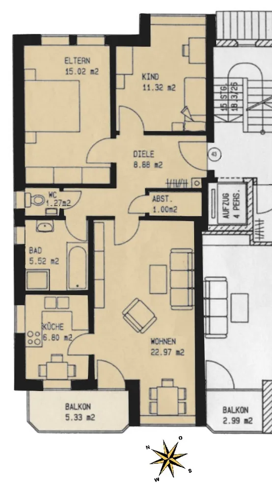 3 Zimmer Wohnung mit 75 m² in Landshut – Bild 10