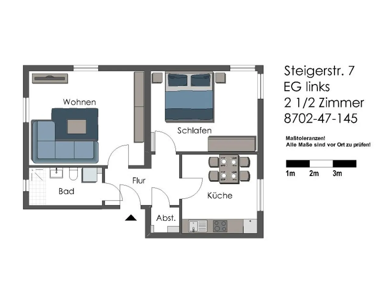 3 Zimmer Wohnung mit 57 m² in Gelsenkirchen – Bild 9