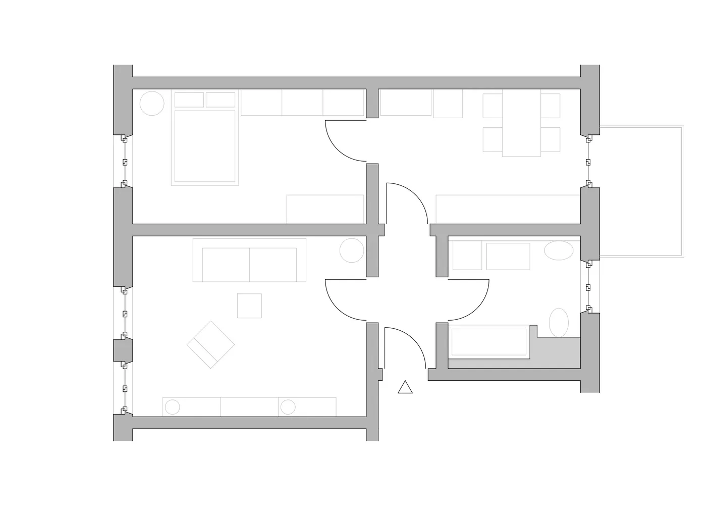 2 Zimmer Wohnung mit 56 m² in Fürth – Bild 12