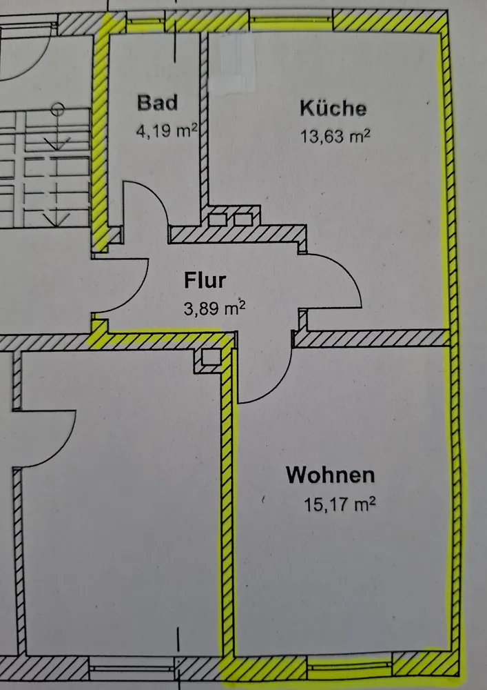 1 Zimmer Wohnung mit 38 m² in Hannover – Bild 2
