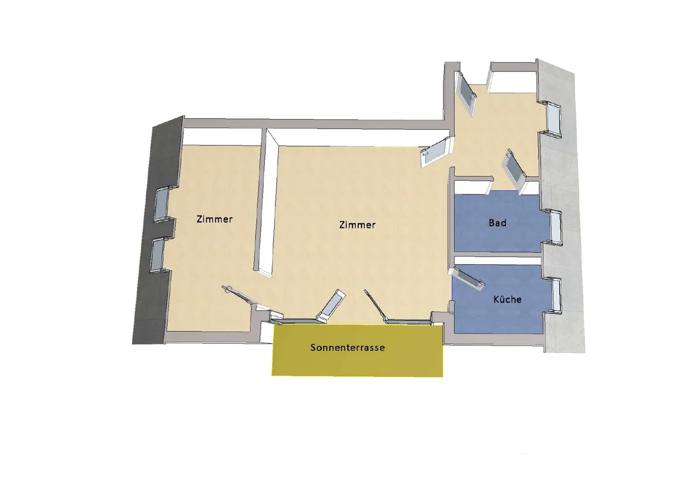 2 Zimmer Wohnung mit 55 m² in Berlin – Bild 6