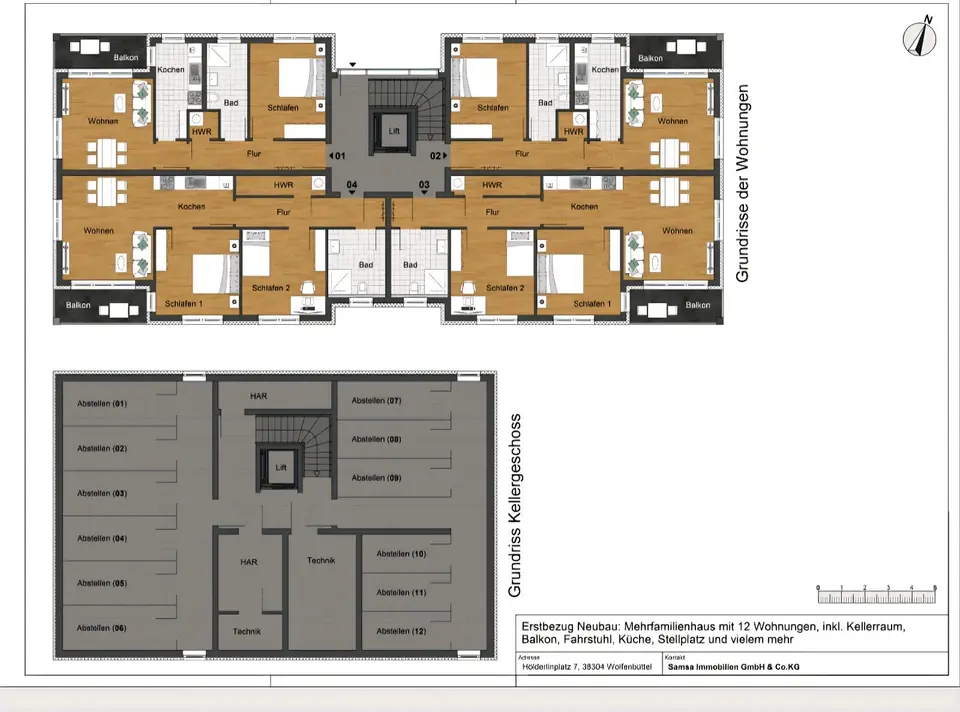 2 Zimmer Wohnung mit 56 m² in Wolfenbüttel – Bild 7
