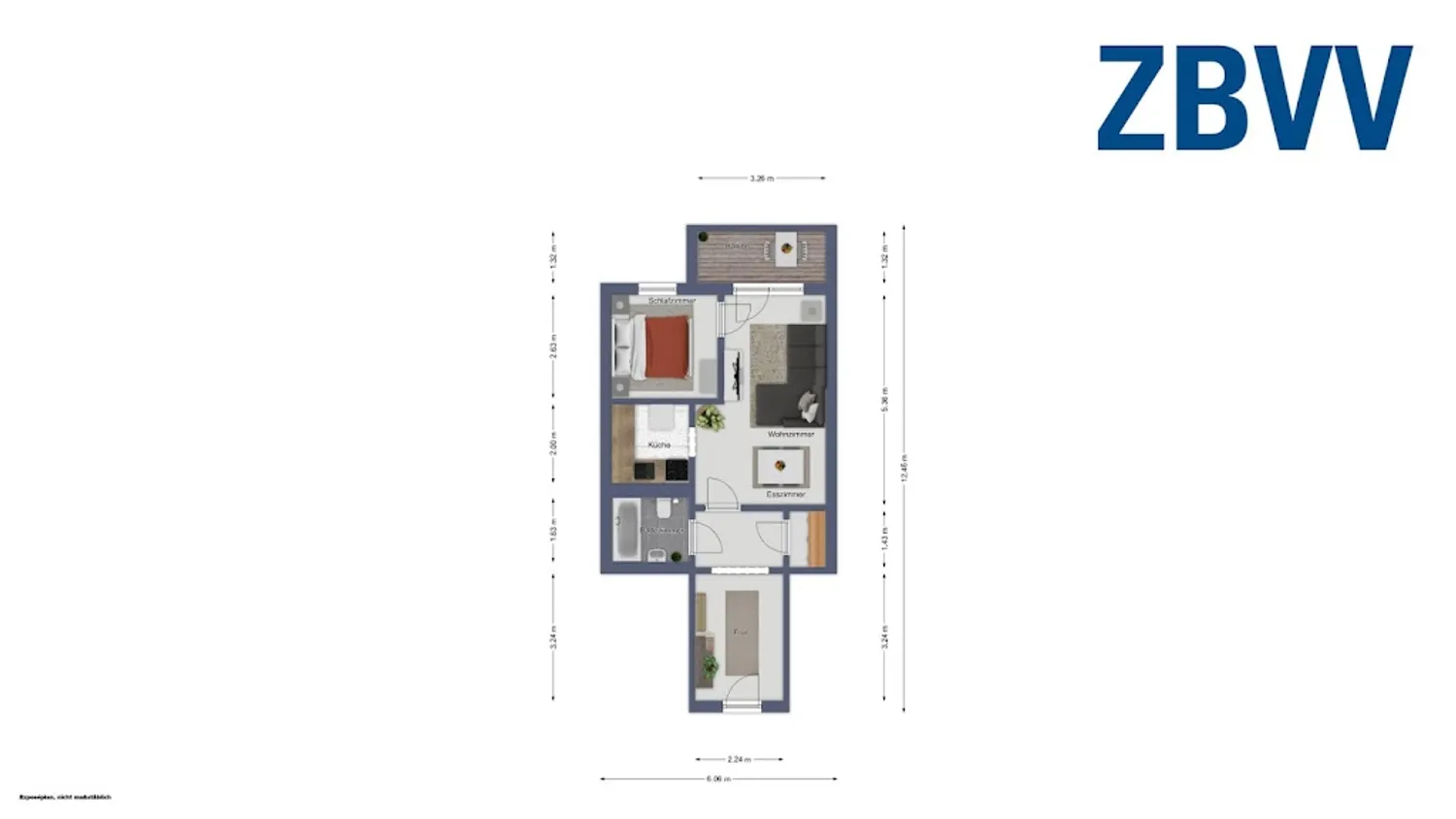 2 Zimmer Wohnung mit 49 m² in Magdeburg – Bild 9