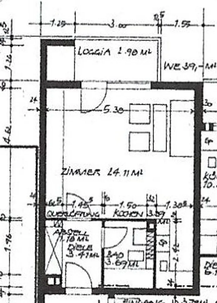 1 Zimmer Wohnung mit 39 m² in Köln – Bild 2