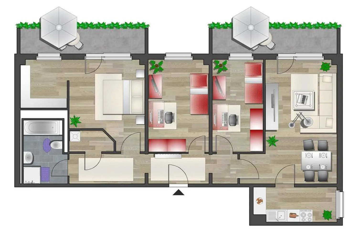 4 room apartment with 95 m² in Chemnitz – Photo 5