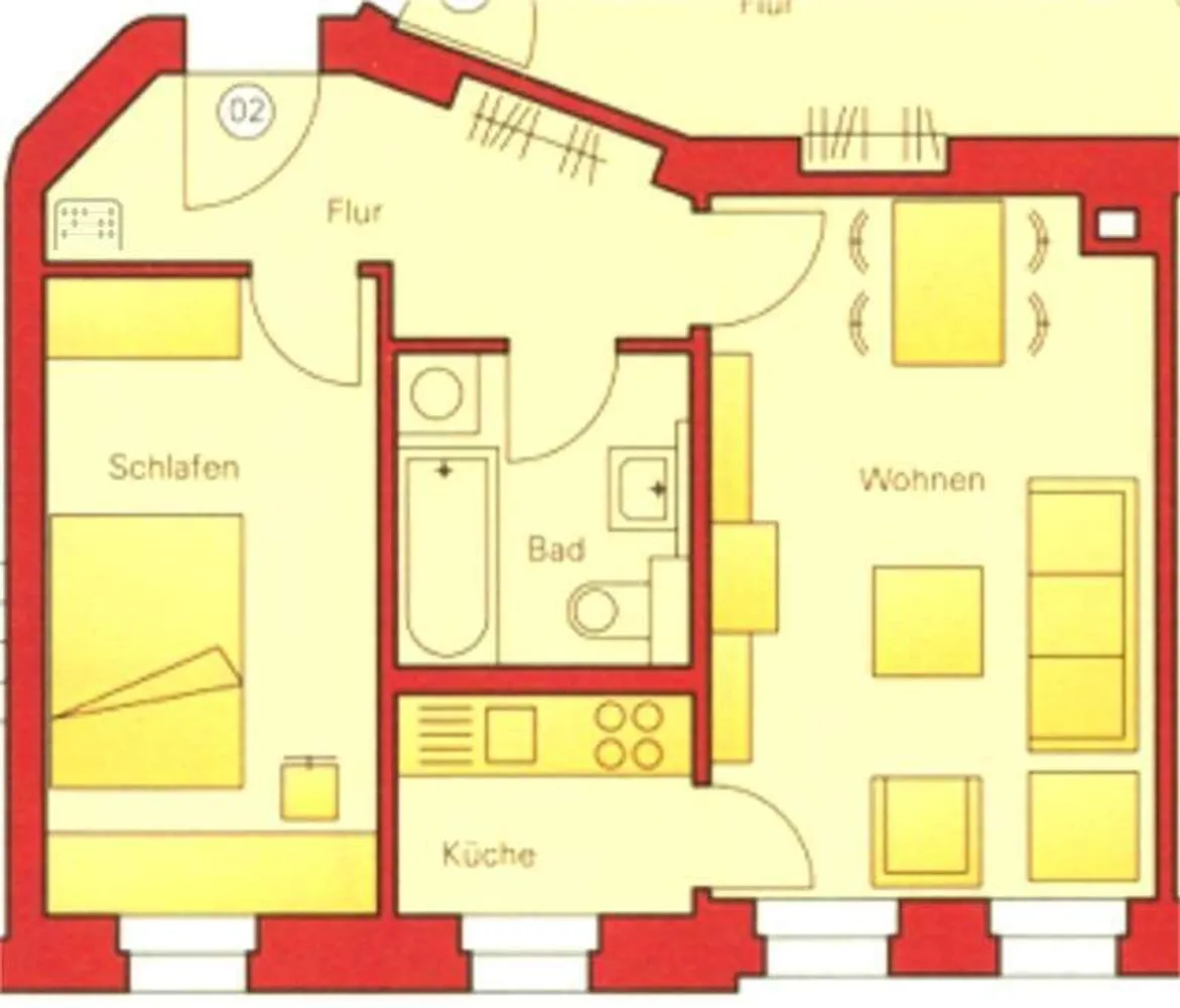 2 Zimmer Wohnung mit 38 m² in Leipzig – Bild 7