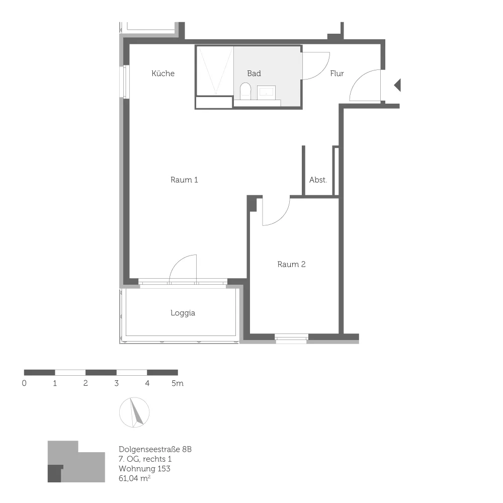 2 Zimmer Wohnung mit 61 m² in Berlin – Bild 8