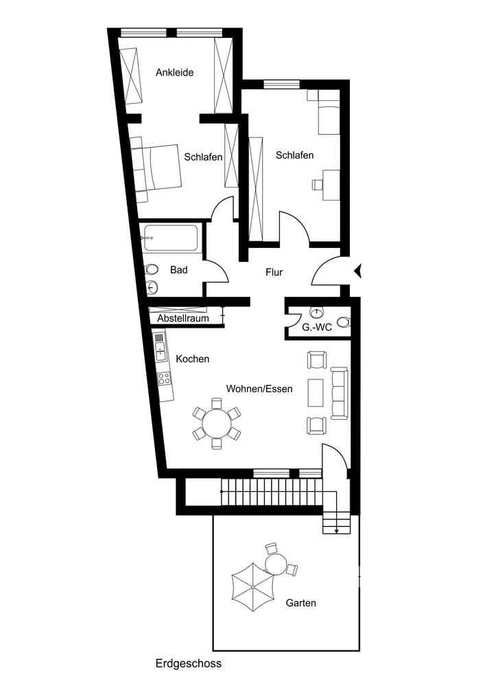 3 room apartment with 103 m² in Düsseldorf – Photo 5
