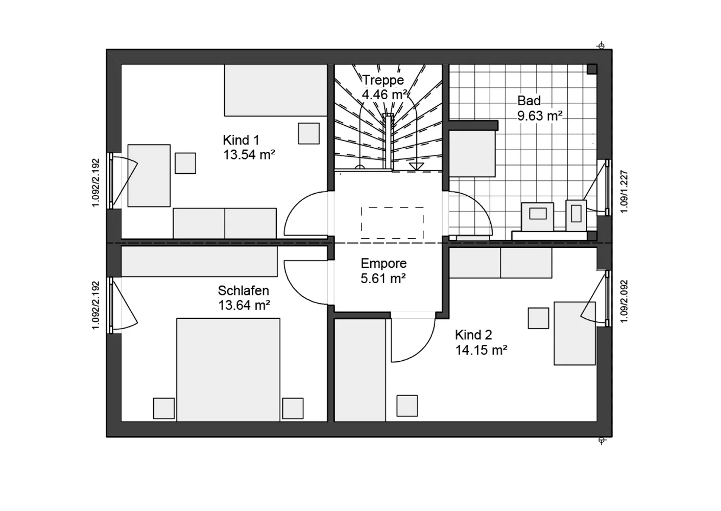 3 Zimmer Haus mit 130 m² in Hamm – Bild 3
