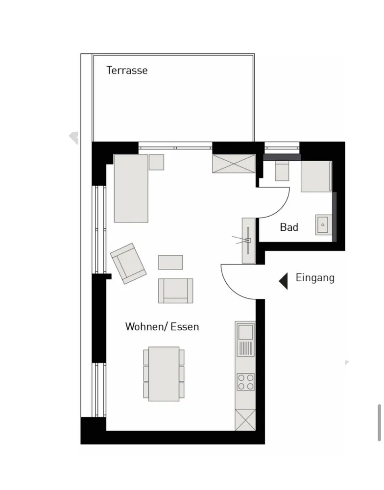 1 room apartment with 45 m² in Mainz – Photo 5