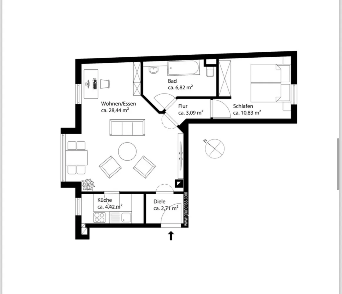 2 Zimmer Wohnung mit 56 m² in München – Bild 7