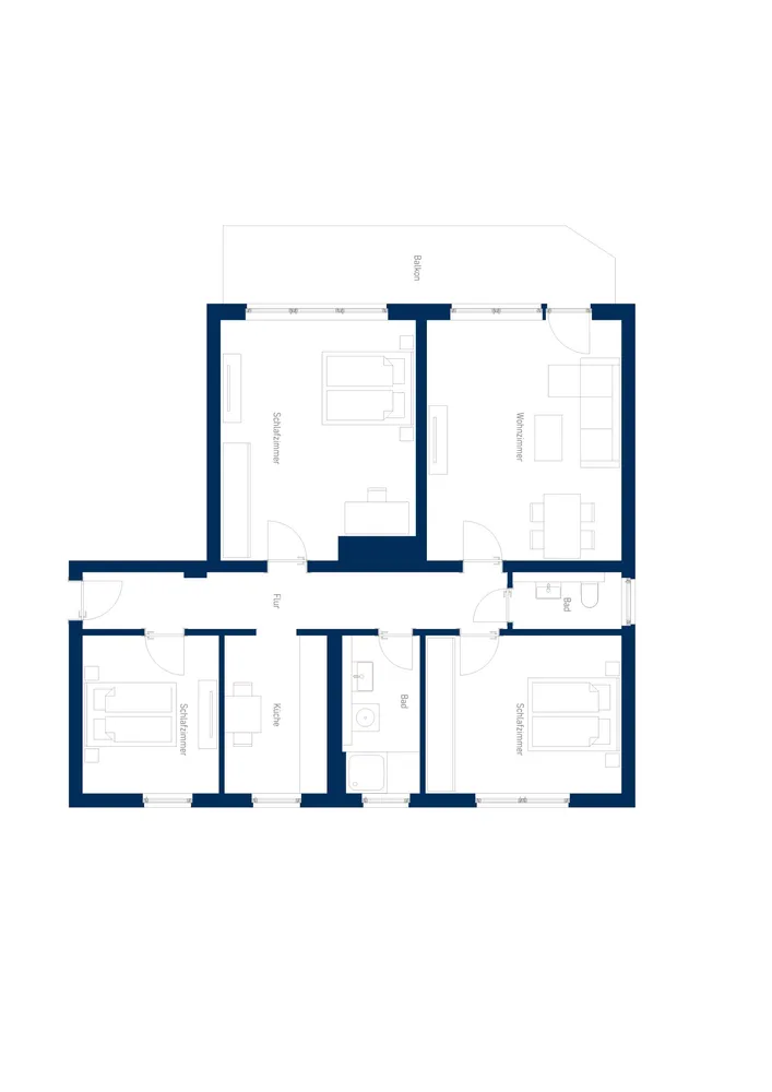 4 Zimmer Wohnung mit 105 m² in Krefeld – Bild 11