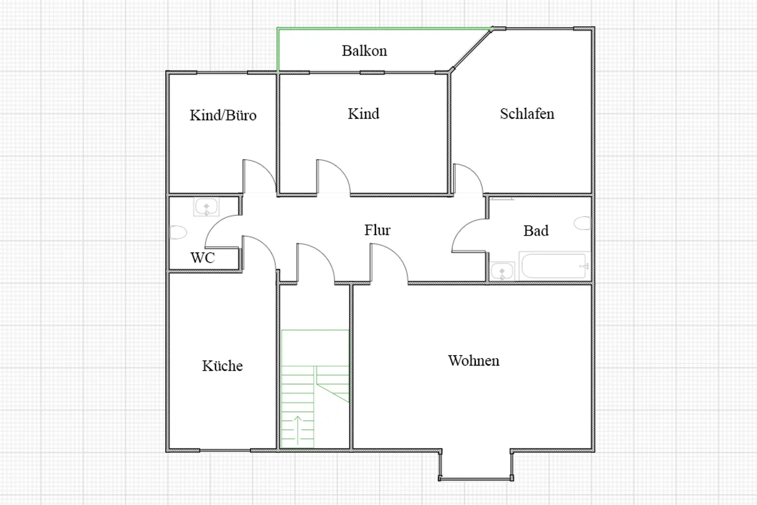 4 Zimmer Wohnung mit 94 m² in Krefeld – Bild 3