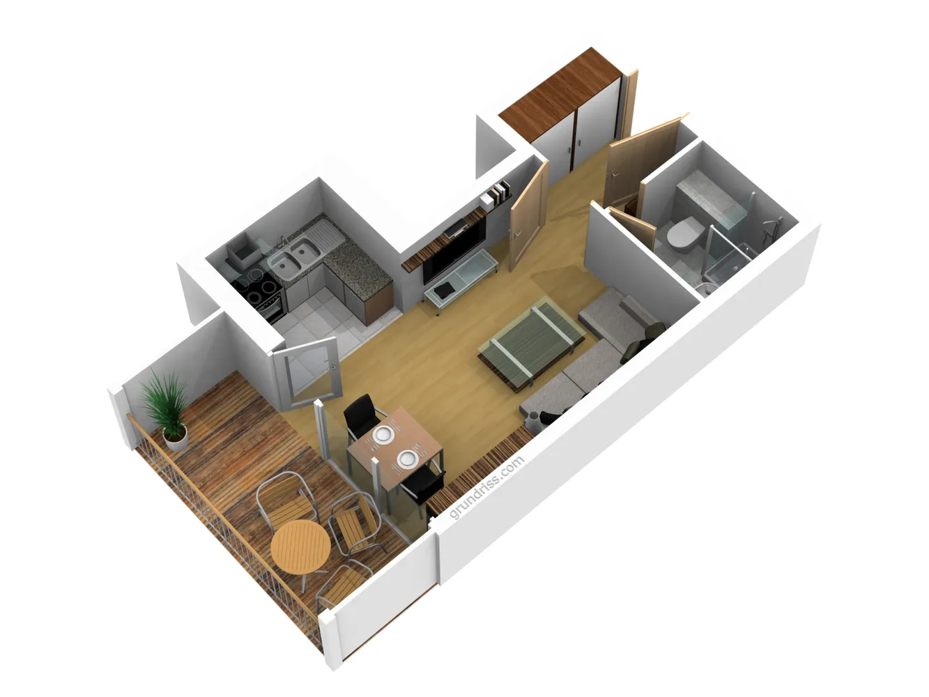 1 Zimmer Wohnung mit 26 m² in München – Bild 9