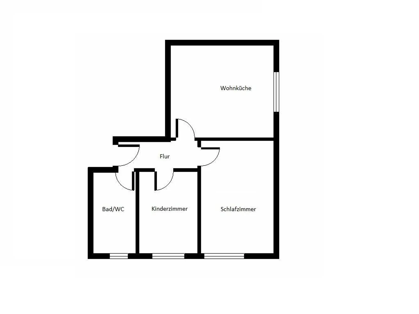 2 Zimmer Wohnung mit 50 m² in Augsburg – Bild 2