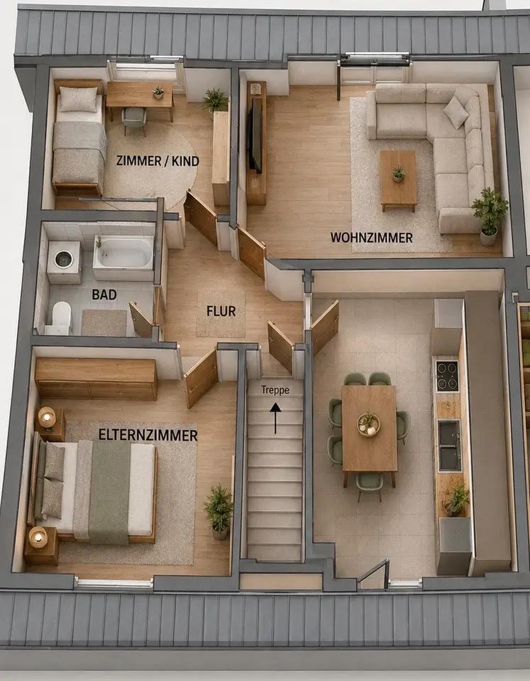 2 Zimmer Wohnung mit 65 m² in Leer – Bild 10