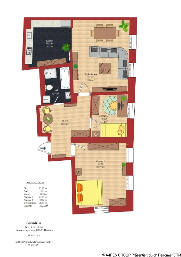 3 Zimmer Wohnung mit 90 m² in Bautzen – Bild 7