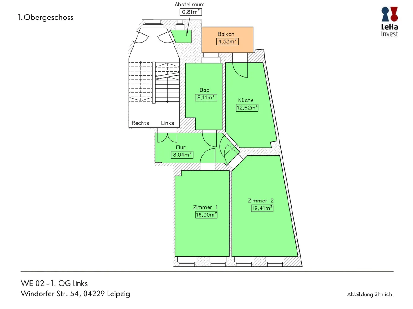 2 Zimmer Wohnung mit 68 m² in Leipzig – Bild 4
