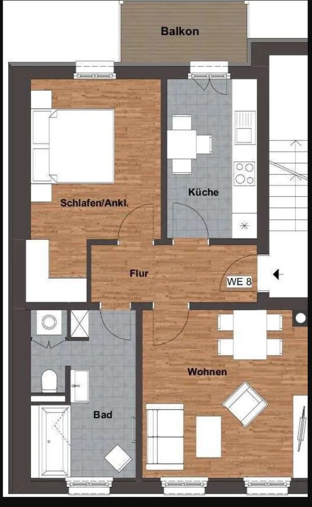 2 Zimmer Wohnung mit 56 m² in Leipzig – Bild 3