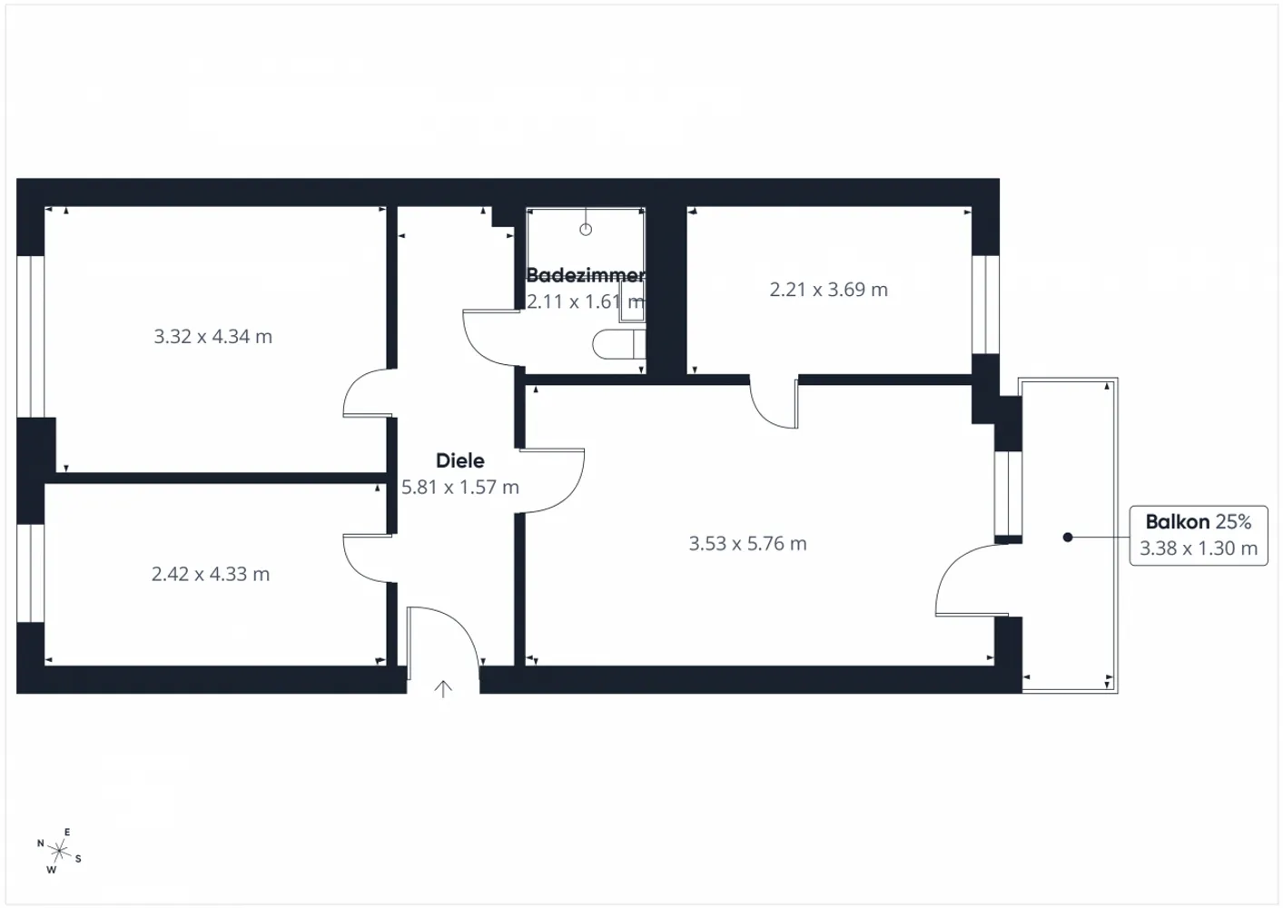 3 Zimmer Wohnung mit 69 m² in Leipzig – Bild 5