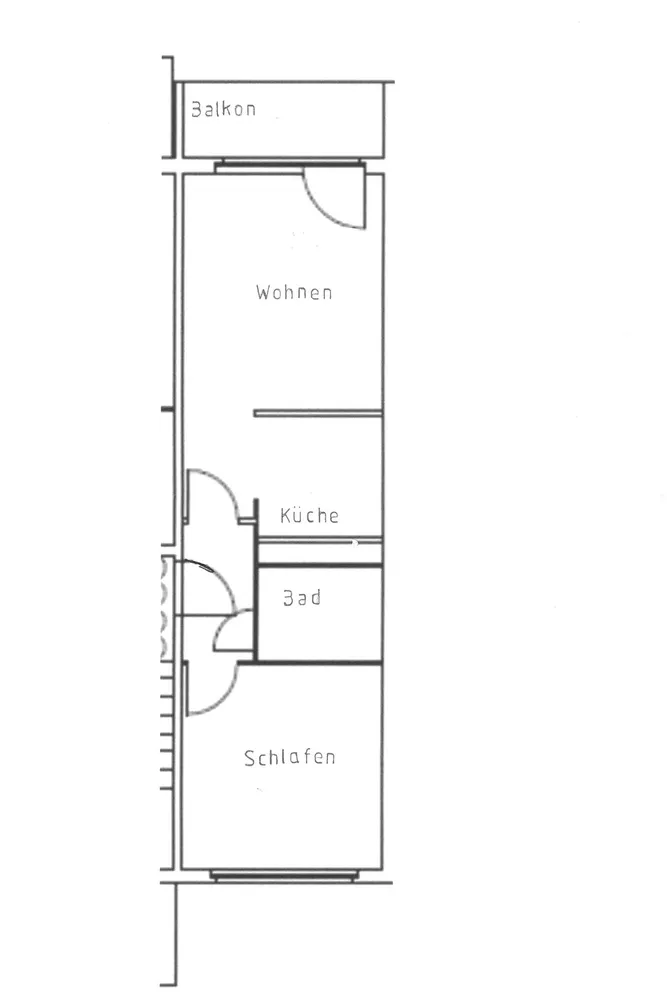 2 room apartment with 41 m² in Chemnitz – Photo 1