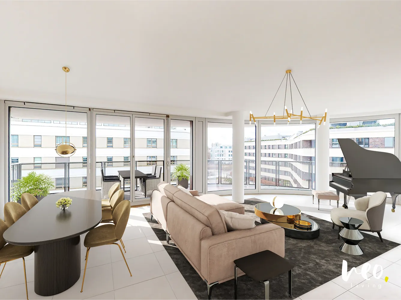 4 Zimmer Wohnung mit 132 m² in München – Bild 1