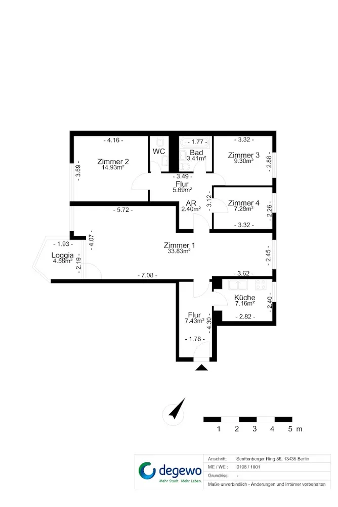 4 Zimmer Wohnung mit 96 m² in Berlin – Bild 9