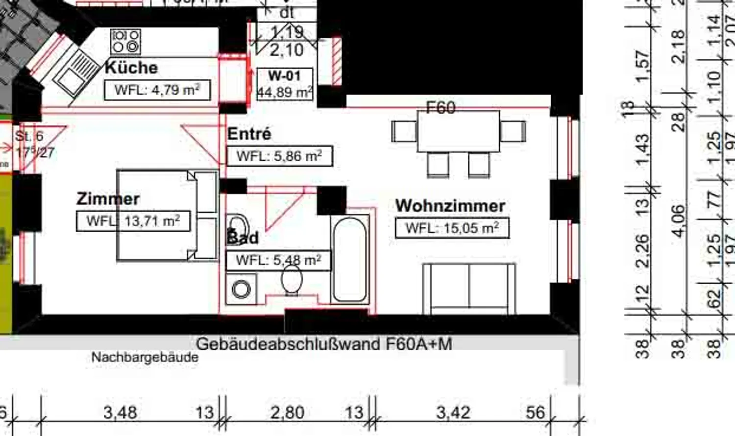 2 Zimmer Wohnung mit 45 m² in Halle (Saale) – Bild 11